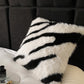 Zebra Faux Fur Blanket