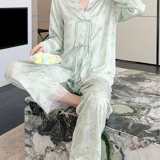 Emerald Bamboo Pajama Set