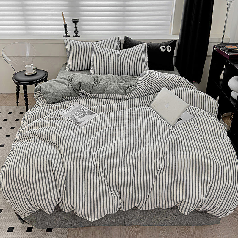 Pastel Stripe Bedding Set