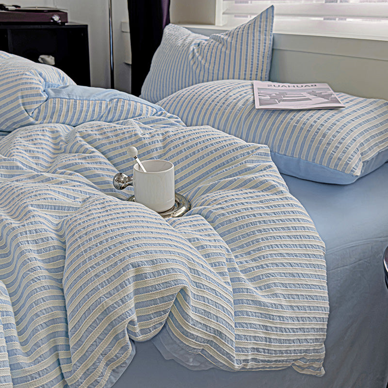 Pastel Stripe Bedding Set