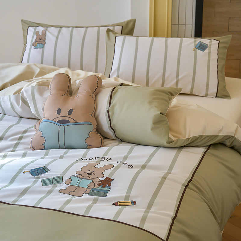 Cartoon Paradise Bedding Set