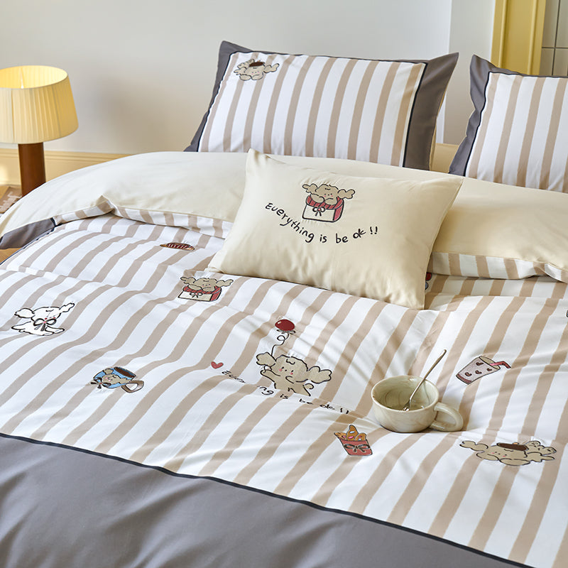 Cartoon Paradise Bedding Set