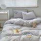 Cute Bear Embroidery Bedding Set