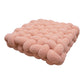 Nordic Square Lamb Fleece Seat Cushion