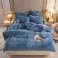 Nordic Pure Color Plush Bedding Set