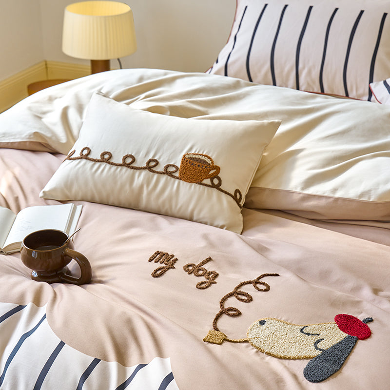 Cartoon Paradise Bedding Set