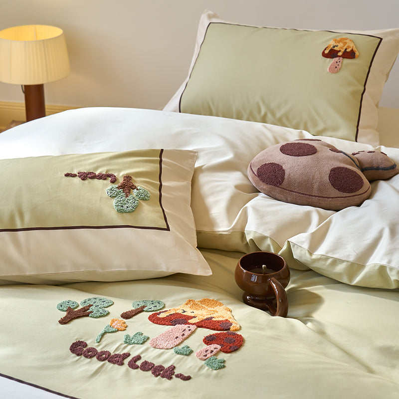 Cartoon Paradise Bedding Set