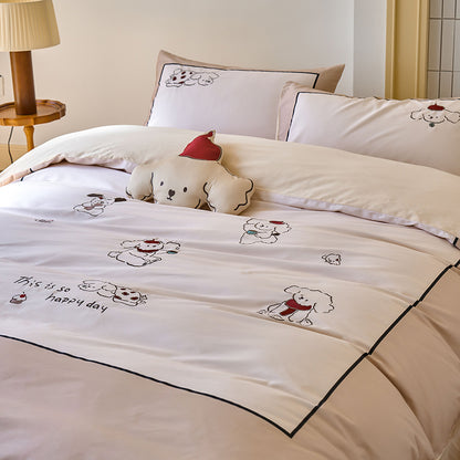 Cartoon Paradise Bedding Set